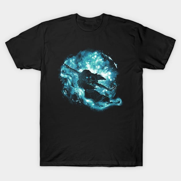 galactic water bender T-Shirt by kharmazero